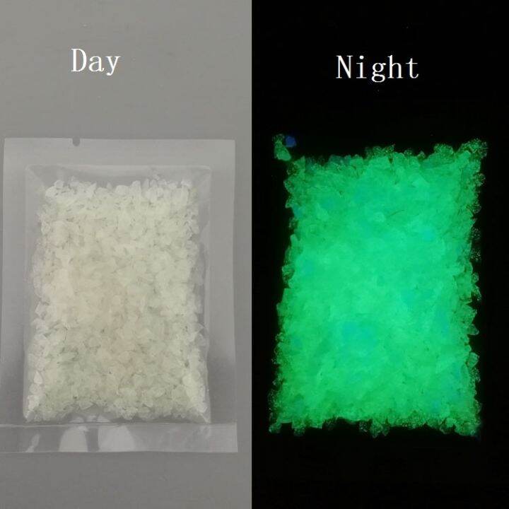 【HATELI】1Pc Luminous Aquarium Sand Glow In The Dark Sand Ornament