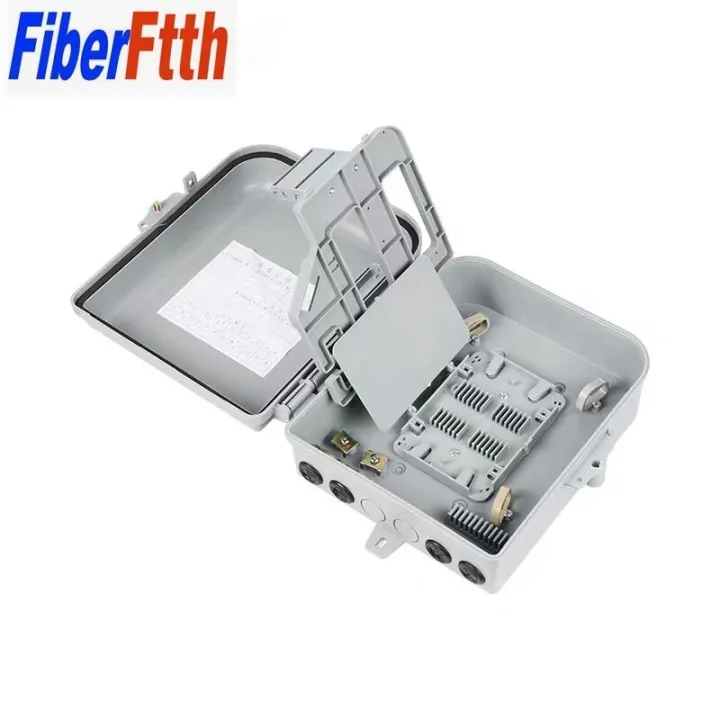 Ftth 1：8 Splitter box cabel Fiber Optical 1 Ke 8 Dengan 8 Core plc nap ...