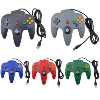 USB N64 ABS Gamepad Controller จอยสติ๊ก PC เกมคอมพิวเตอร์ Handle USB Gamepad