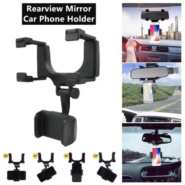 popular car cellphone holder, rearview mirror carmount cp holder Lazada PH