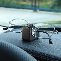 Car Glasses Holder Universal Auto Eyeglasses Organizer Stand Self Adhesive Car Dashboard Glasses Protective Storage Holder Base Eyewear case