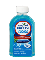 น้ำยาบ้วนปาก Hurricane Breathcool Extra Mint