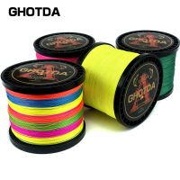 [HOT LIAXLLWISAAZH 534] GHOTDA Multifilament สายการประมง8เส้น4เส้น1000/500/300เมตรถักปลาคาร์พสายการประมงที่แข็งแกร่ง