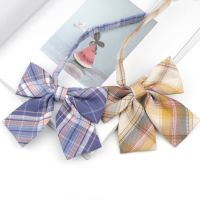 Striped Ladies Bowtie Cute College Style Plaid Classic Shirt Bow Tie For School Girl Student graduation Bowknot Accessories Gift