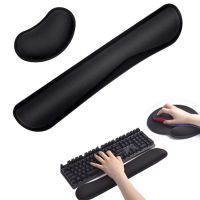 【CW】 Wrist Rest Mouse Pad Memory Foam Superfine Fibre Ergonomic Mousepad for Typist Office Gaming PC Laptop