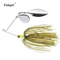 【cw】 Fishgirl Wobbler Spinnerbait With Small 15g Fishing Artificial Bait Metal Spinner for Pike Peche Bass !