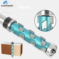 1/2－12mm Shank Flush Trim โซลิดคาร์ไบด์เกลียวแบริ่งด้านบน Cnc Router Bit Compression-cut End Mill Bit Face Wood Milling Cutter