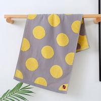 34x76cm Cotton Children Kids Hand Towel Jacquard Embroidery Ladybug Bathroom Soft Wash Cloth