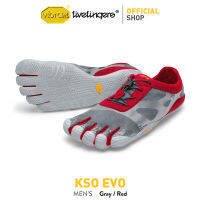 Vibram Fivefingers รองเท้าผู้ชาย รุ่น KSO EVO (Gray/Red)20M0702