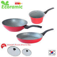 Ecoramic by DREAM CHEF  ชุดเครื่องครัวเพื่อสุขภาพ 5ชิ้น  ดรีมเชฟ