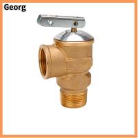 GEORG ทองเหลืองเบิ้ล วาล์วระบายความดัน 150Psi 3/4นิ้วค่ะ วาล์วลดแรงดันน้ำ ป้องกันการกัดกร่อน ทองสีทอง วาล์วลดความดัน เครื่องทำน้ำบริสุทธิ์