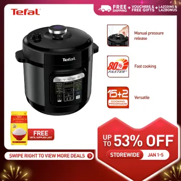 Tefal Secure Compact Pressure Cooker P3534446 8Ltr Online at Best Price, Pressure  Cookers