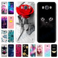 ◘ For Samsung J7 2016 Case Print Flower Soft Silicone Back Cover For Samsung J7 2016 TPU Phone Case For Samsung Galaxy J7 2016