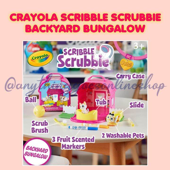 CRAYOLA Scribble Scrubbie BACKYARD BUNGALOW Washable Markers Lazada PH