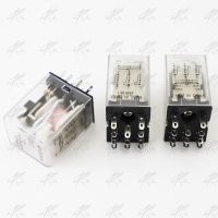 รีเลย์ไฟฟ้าขดลวดขนาดเล็ก My3 My3nj Hh53p 3no 11pin 3nc 5a โคมไฟ Led Ac 220V