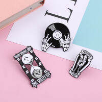 Punk Skull Series เข็มกลัด ฮาโลวีน Funny Skull Head Ghost Badge Pin บุคลิกภาพเสื้อผ้าเครื่องประดับ HG0S