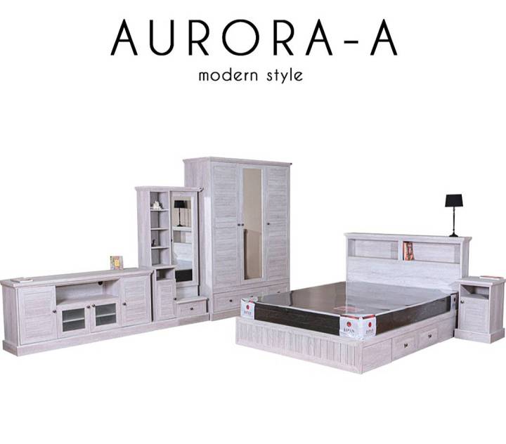 ชุดห้องนอน-aurora-6-ฟุต-model-aurora-1b-ดีไซน์สวยหรู-สไตล์ยุโรป-ประกอบด้วย-เตียง-ตู้เสื้อผ้า-โต๊ะแป้ง-โต๊ะทีวี-ตู้ข้างเตียง-ทนทานมาก