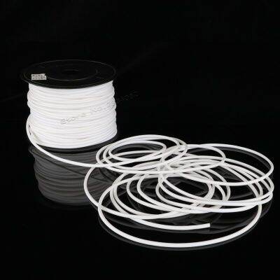 :{”》: 1ม้วน0.5 0.75 10Mm2พีวีซี2มม. 3มม. สีขาว ID ปลอกโลหะสีขาวเขียนด้วยมือหมายเลขเครื่องพิมพ์หลอดพลัมปลอกสายเคเบิลเครื่องหมายลวดเปล่า