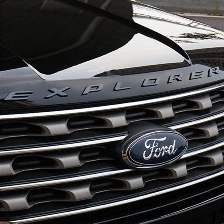 Car Stickers Hood Sticker Car Logo Front Engine Explorer Sticker 3D