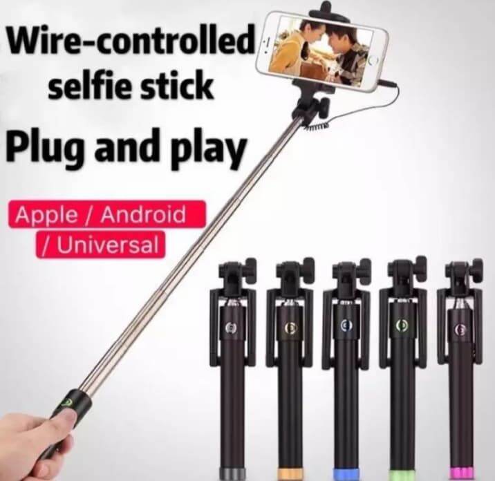 Today Market Wired Selfie Stick Monopod for iPhone & Android Lazada PH