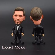 Tượng cầu thủ bóng đá Lionel Messi - Phiên bản SUIT BLACK