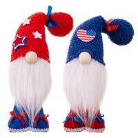 4th กรกฎาคม Gnomes n Independence Day Gift Memorial Day less-ตุ๊กตา R7UB