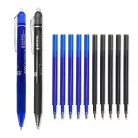 Large Capacity Ink Erasable Gel Pen with Refill Set Automatic Office School Writing Stationery Black/Blue/Red Magic Erasable Pen Pens