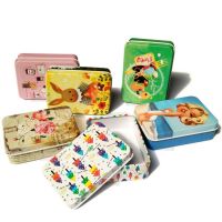 Colorful mini tin Metal box Sealed jar packing boxes jewelry  candy box small storage cans Coin earrings headphones gift box Storage Boxes