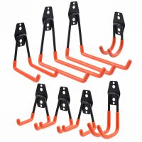 XHLXH with Screws Metal Bike Hanger Storage Wall Mount Garden Tool Garage Organizer Bicycle Hanger Wall Hook