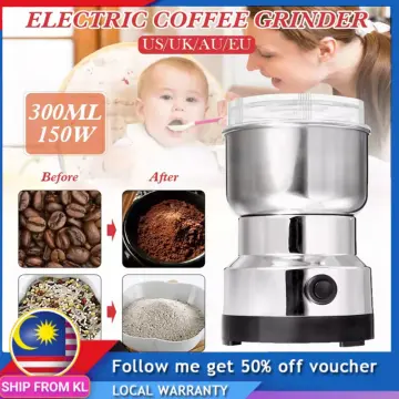 1.2L Electric Coffee Machine American Coffee Maker Automatic Coffee bean  Grinder With Pot For Office Party Digital Display 220V