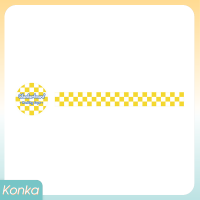 ✨ Konka เทป Washi กระดานหมากรุก1ม้วนสำหรับสมุดจดไดอารี่แพลนเนอร์อุปกรณ์งานฝีมือ