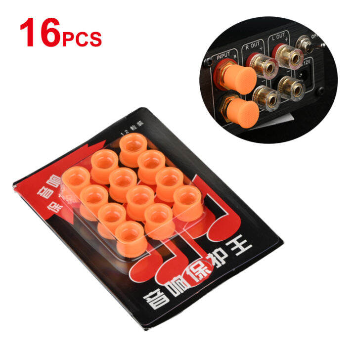 {CTTC} Universal RCA Jack Cover Cap Audio Connector Protective Cap RCA Dust Caps Lazada