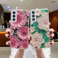 TFOSTNY เคสกันกระแทกสำหรับ Samsung S22 S21 Ultra S20 FE Plus A51 A71 A32 A13 A33 A72 A52 A53 5G เคสโทรศัพท์อีพ็อกซี่น้ำมันภาพวาดเคสฝาหลัง