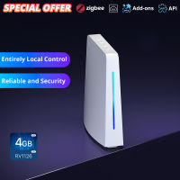 Abaaba SONOFF IHost Smart Zigbee Host 3.0 Gateway Bridge Gateway พร้อมกับการควบคุมที่รวดเร็วสายเคเบิลเครือข่าย/EWeLink CAST/การควบคุม LAN/Add-On Zigbee2CUBE ความเข้ากันได้ของอุปกรณ์อัจฉริยะของบุคคลที่สาม