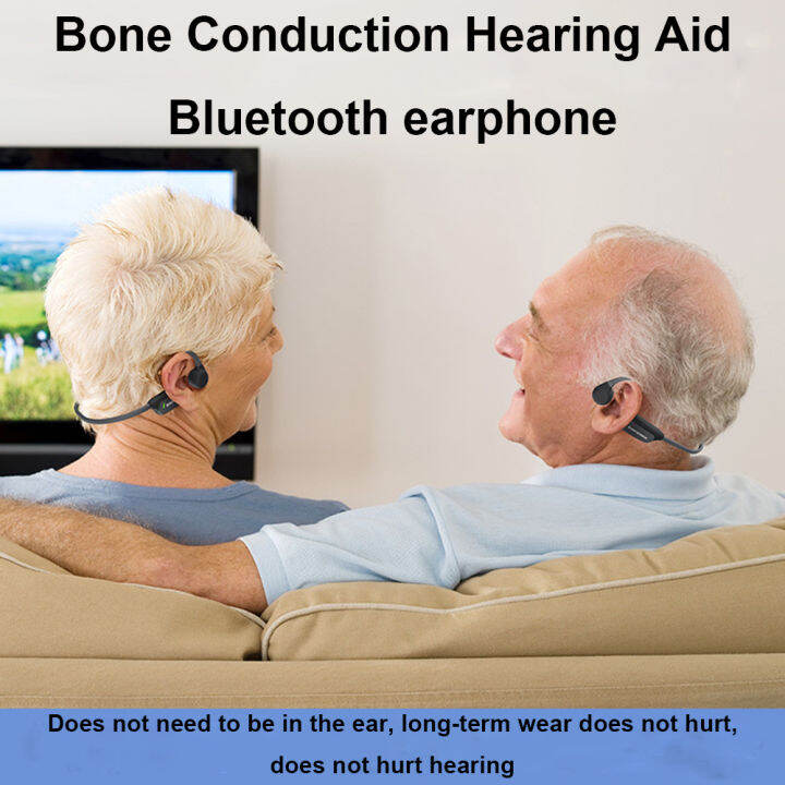 New S1 Bone Conduction Auxiliary Hearing Aid Headphones Wireless