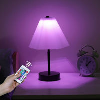 Retro LED Pleated Table Lamp for Bedroom USB Powered Desk Light for Study Bedside Room Decor Night Light Kids Christmas Gifts