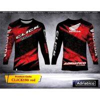 Adriatico Motorcycle Jersey " Honda Click 125i / 150i " Long Sleeve T-Shirt