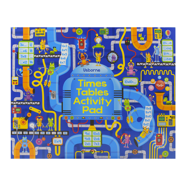Usborne times tables activity pad children's mathematical