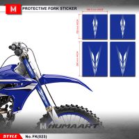 HUMAART Dirtbike Fork Cover Sticker Set Motorcycle Shock Deco for YZ125 YZ250 YZ250F YZ450F WR250F WR450F Blue Motocross Enduro