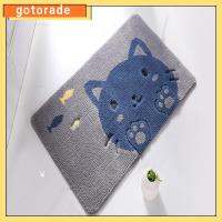 GOTORADE 1 Pcs 17x27นิ้ว เสื่ออาบน้ำหรูหรา กันลื่น โพลีเอสเตอร์ เสื่ออาบน้ำดูดซับได้แห้งเร็ว ง่ายต่อการใช้ แห้งเร็วมาก พรมในห้องน้ำ ห้องนอนและห้องนอน