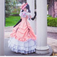 Anime Black Butler Ciel Phantomhive Cosplay Dress Boots Wig Kuroshitsuji Women Lady Lolita Maid Dresses Uniform Cosplay Costumes