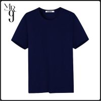 MR.9 T-Shirt 111 เสื้อยืดผู้ชาย เสื้อยืดสีพื้น เสื้อแฟชั่นชาย เสื้อคอกลม เสือผ้าผู้ชาย เนื้อผ้านุ่มลื่น สวมใส่สบาย ระบายอากาศ