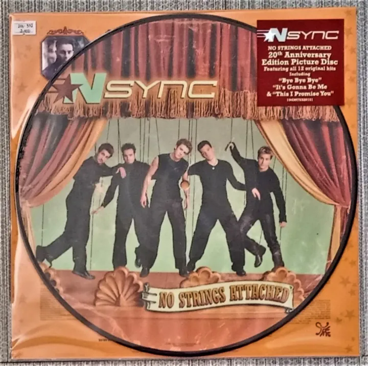 NSYNC No Strings Attached Vinyl LP Plaka The Grey Market Records