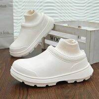 【CC】 2023 Fur Hotel Men Non-slip Oil-proof Cotton Chef Garden Beach Shoes Size 37 46