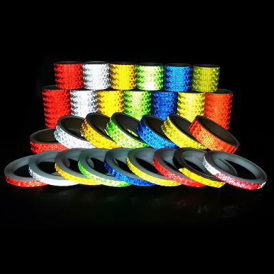Car Reflective Tape Safety Warning Decoration Sticker Reflector Tape Strip Film Motorcycle Sticker Reflective Sticker