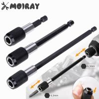 1/4 Inch Hex Shank Quick Release Electric Drill Magnetic Screwdriver Bit Adjustable Extension Holder Bar Shank Power Tool Drills  Drivers