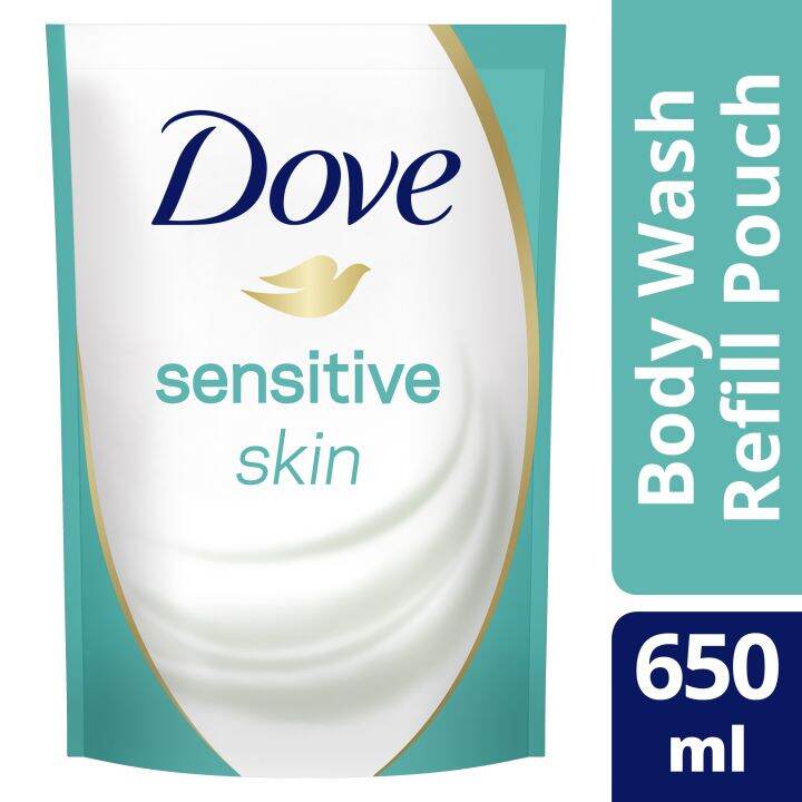 Dove Sensitive Skin Body Wash Refill Pouch 650mL Lazada PH