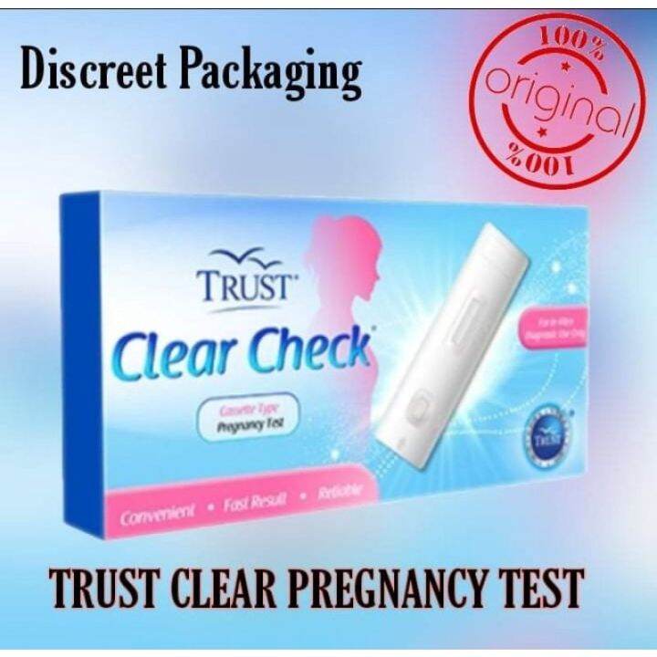 Pregnancy Test kit by TRUST ( 1 pc ) Discreet Packaging Lazada PH