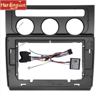 Hardingsun 10.1นิ้ววิทยุ Fascia สำหรับ VOLKSWAGEN TOURAN EcoFuel 2004-2015สเตอริโอคู่เครื่องเล่น GPS DVD ติดตั้งแผงรอบชุดกรอบ