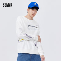 Semir เสื้อวอร์มผู้ชาย,เสื้อมีฮู้ดพิมพ์ลายแฟชั่นอเนกประสงค์สำหรับฤดูใบไม้ผลิสไตล์ตามท้องถนนฮิปฮอปมหาวิทยาลัย